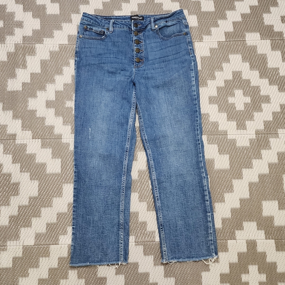 Kenneth Cole High Rise Blue Jeans